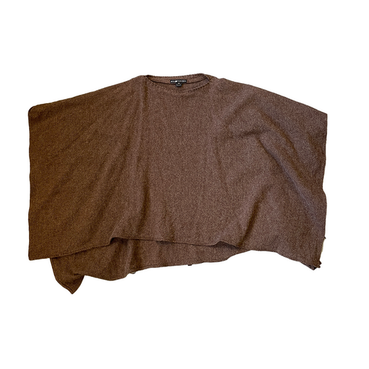 Women's XS/S Ralph Lauren Lambs Wool Brown Poncho