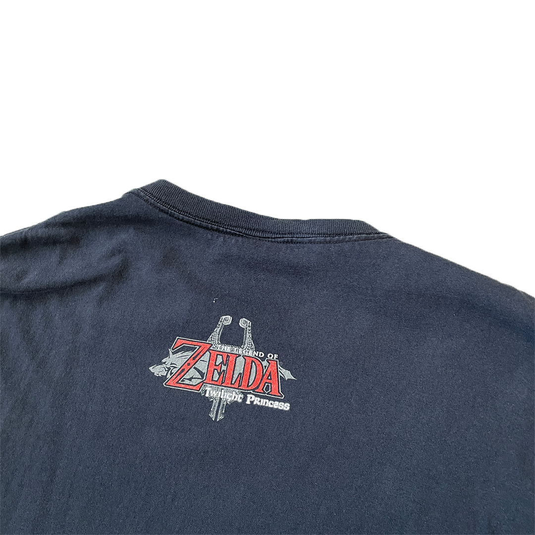 Size XL Zelda Black Graphic T-Shirt