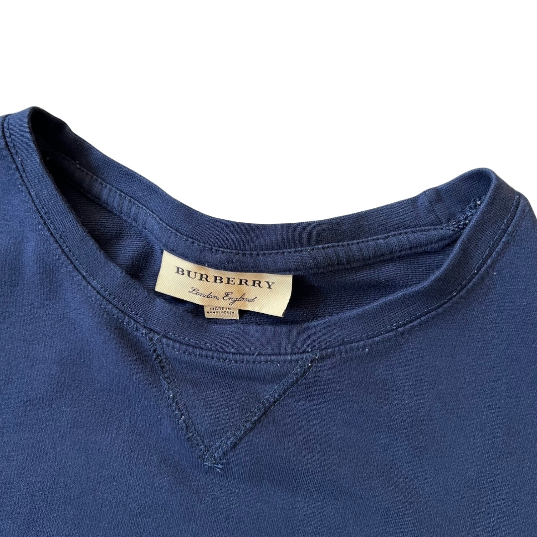 Size XL Burberry Navy Long Sleeve Top