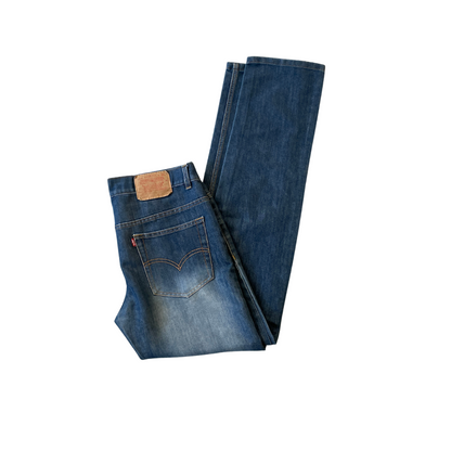 34W 35L Levi's 501 Blue Denim Jeans