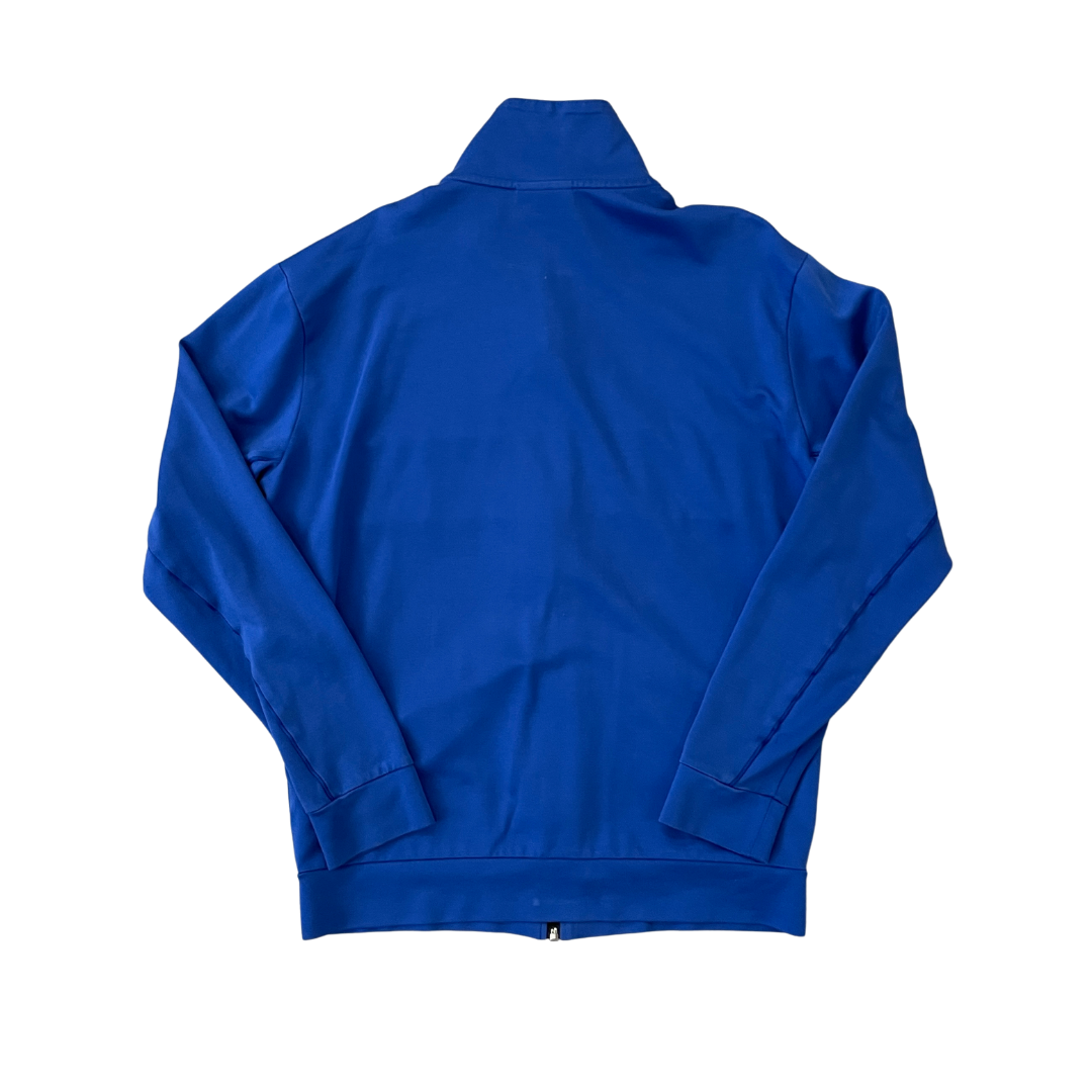 Size Small Hugo Boss Blue Zip-Up Sweatshirt