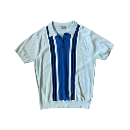 Size Large Gabicci Blue Polo Knit