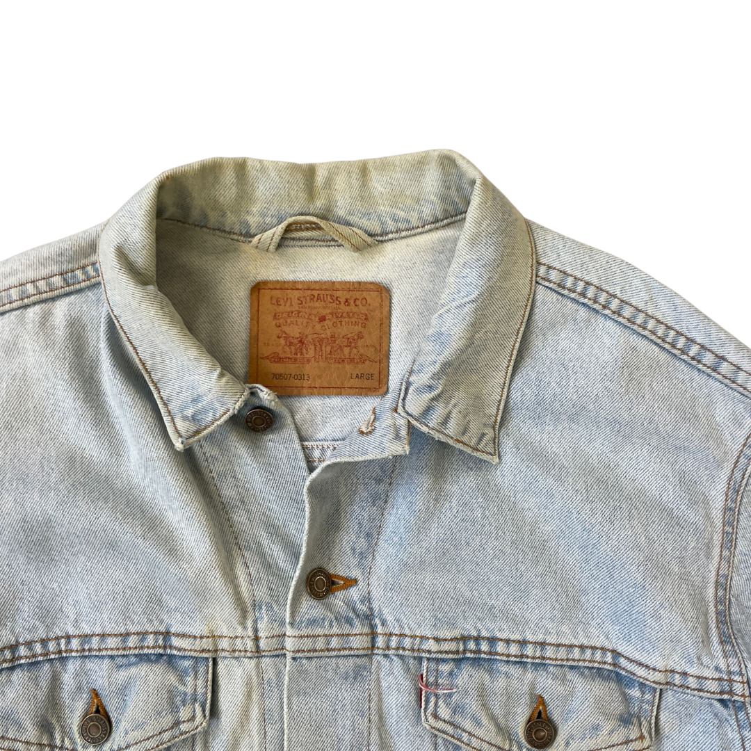 Size Large Levi's Blue Denim Jacket