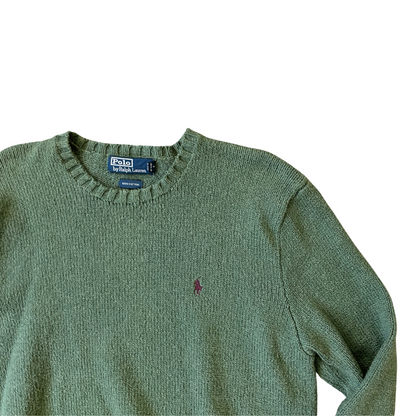 Size Large Ralph Lauren Green Knit Jumper