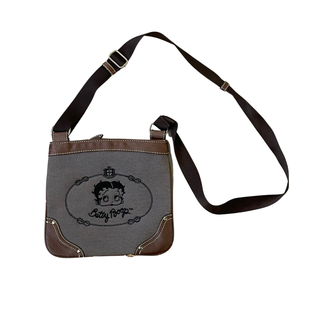 Betty Boop Grey Side Bag