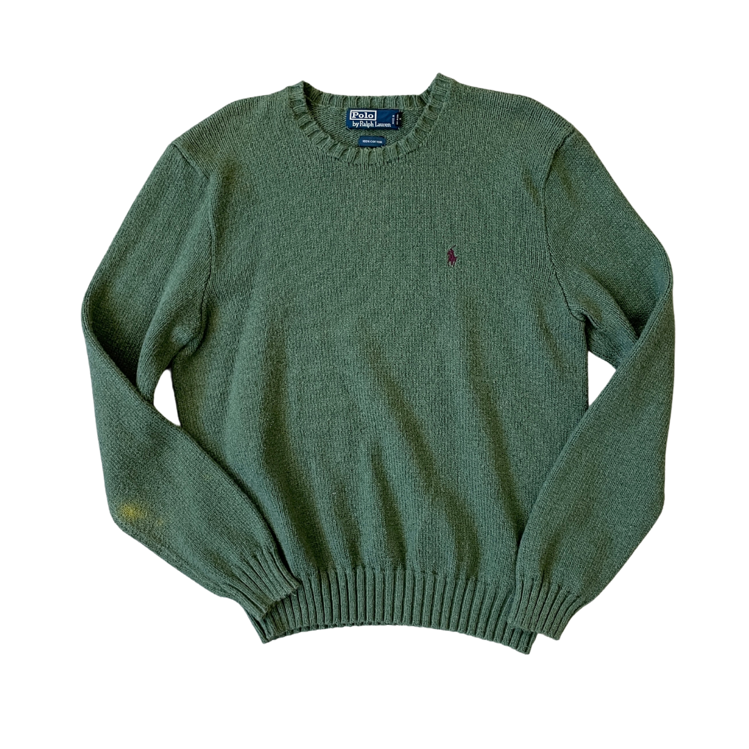 Size Large Ralph Lauren Green Knit Jumper