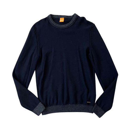 Size Small Hugo Boss Navy Knit Jumper