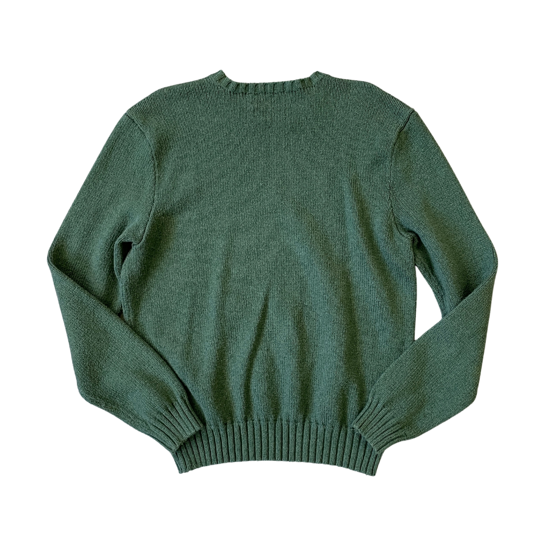 Size Large Ralph Lauren Green Knit Jumper