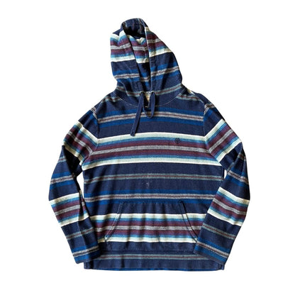 Size Medium Fat Face Blue Stripe Hoodie