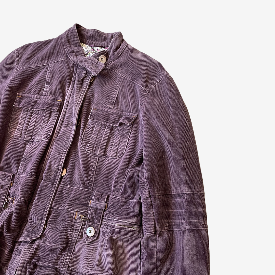 Size Medium Next Purple Corduroy Jacket gullygarms