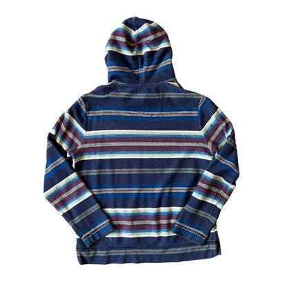 Size Medium Fat Face Blue Stripe Hoodie