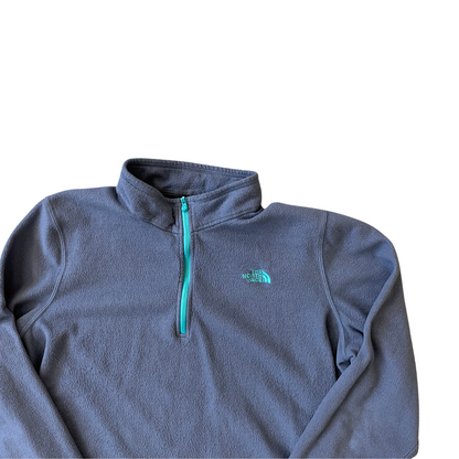 Size XL The North Face 1/4 Zip Blue Fleece