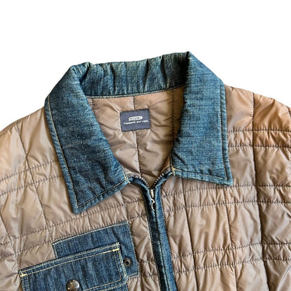 Size Medium G-Star Brown Quilted Jacket