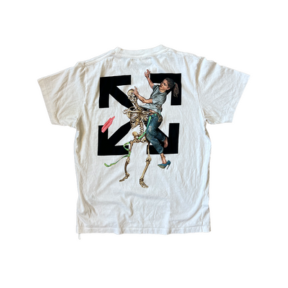 Size Large Off White Graphic T-Shirt