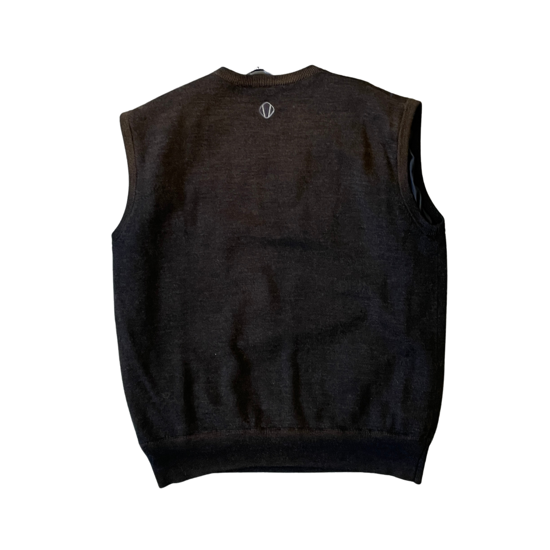 Size Large Black Knit Vest