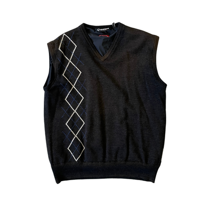 Size Large Black Knit Vest