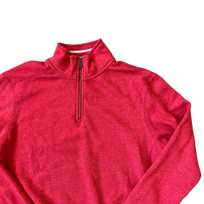 Size Small Red 1/4 Zip Sweatshirt