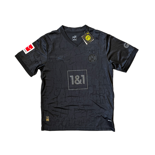 BNWT Size Large Puma Borussia Dortmund No 22 Bellingham Football Black Shirt