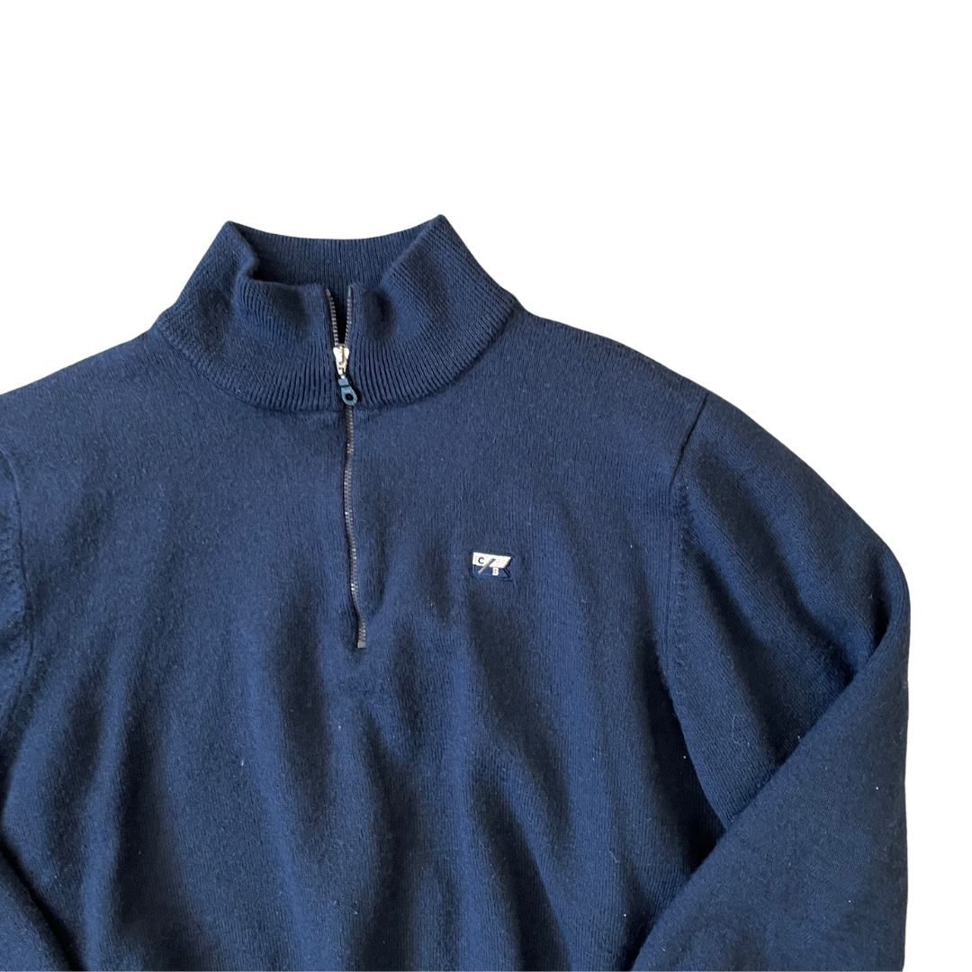 Size Large Cutter & Buck Navy 1/4 Zip Jumper