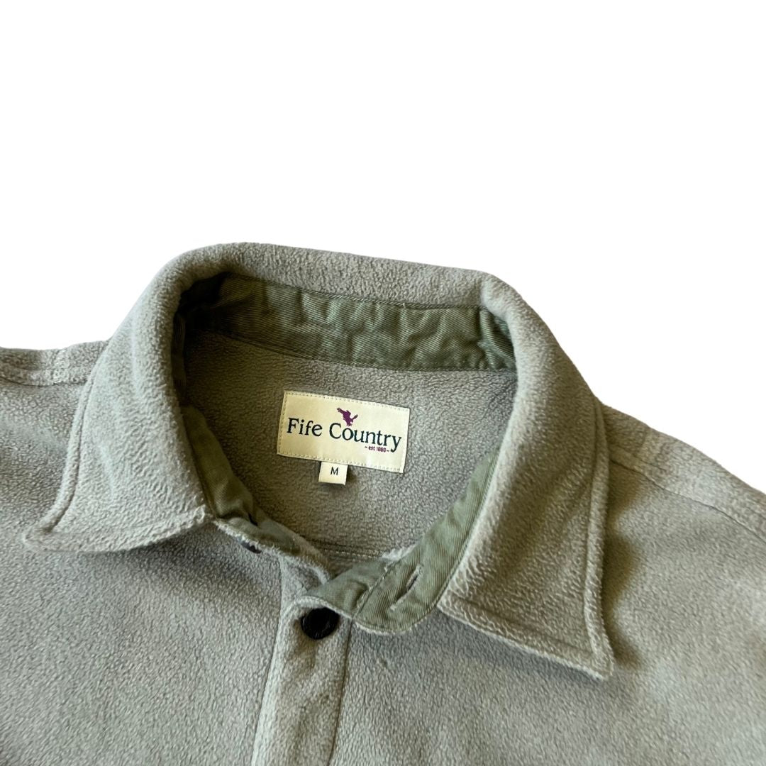 Size Medium Fife Country Green Fleece Shirt