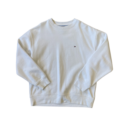 Size Medium Vintage Tommy Hilfiger White Sweatshirt