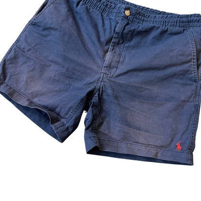 Size Medium Ralph Lauren Navy Shorts (34W 6L)