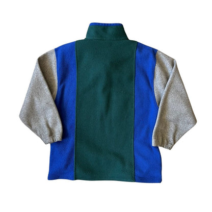 Size XL Nordic-Tec Blue/Green/Grey 1/4 Zip Fleece