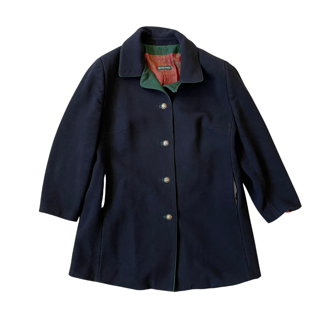 Women's Medium Rowlands Navy Coat