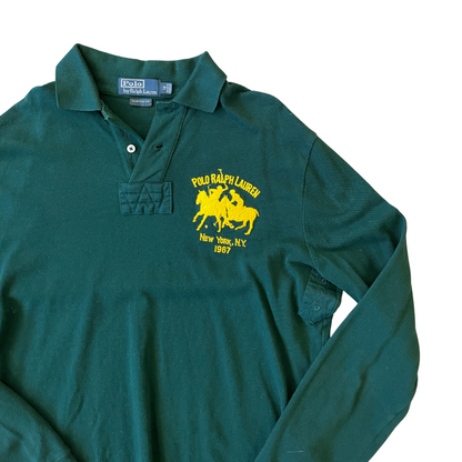 Size Medium Ralph Lauren Green Polo