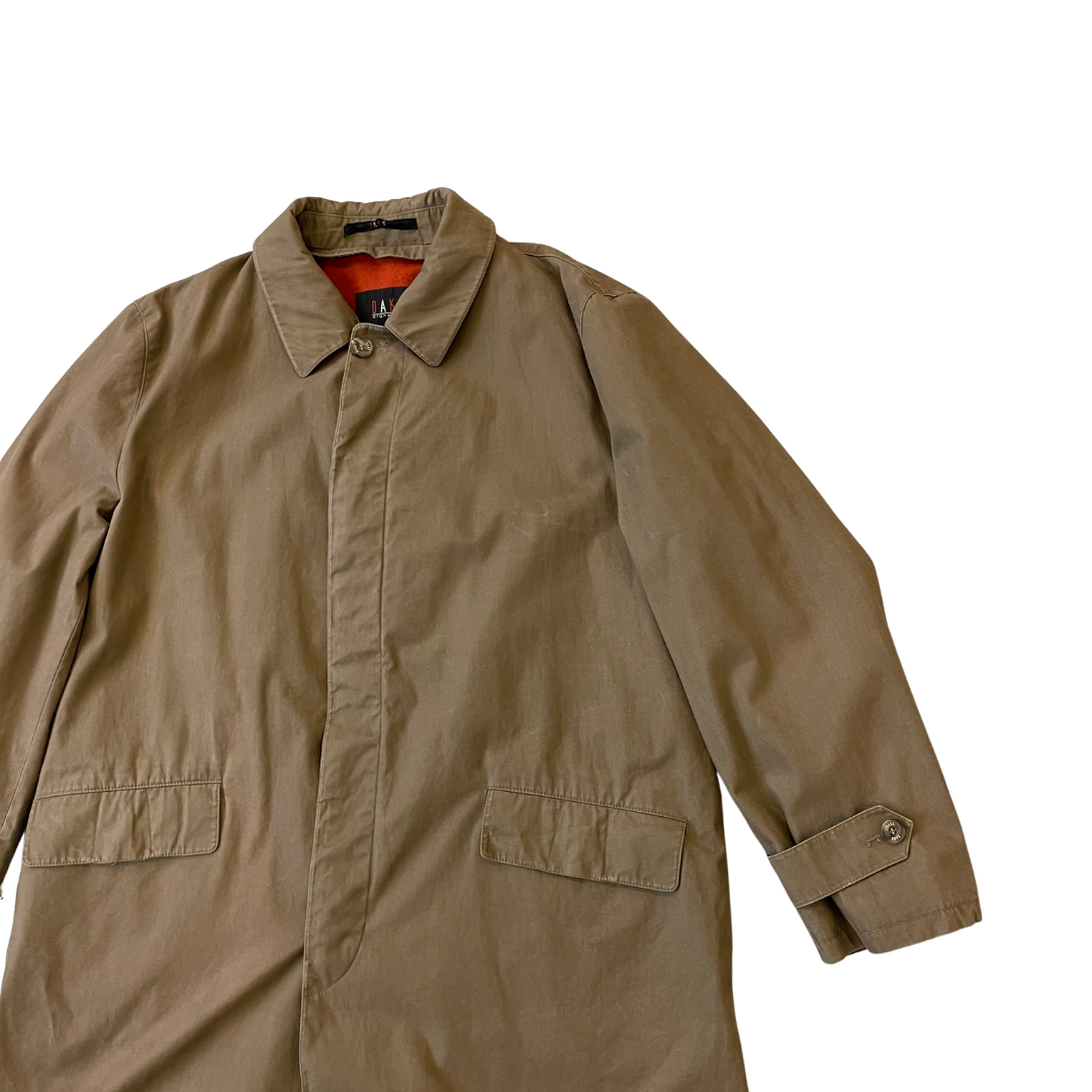Size XL Daks Signature Brown Longline Coat