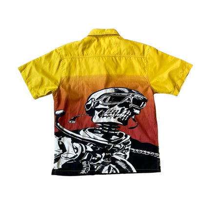 Size Small Y2K Yellow Graphic Shirt