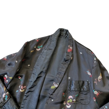 Women's Large Black Chinese Jacket