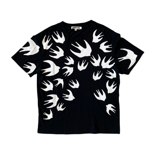 Size Medium Alexander McQueen Black Print T-Shirt