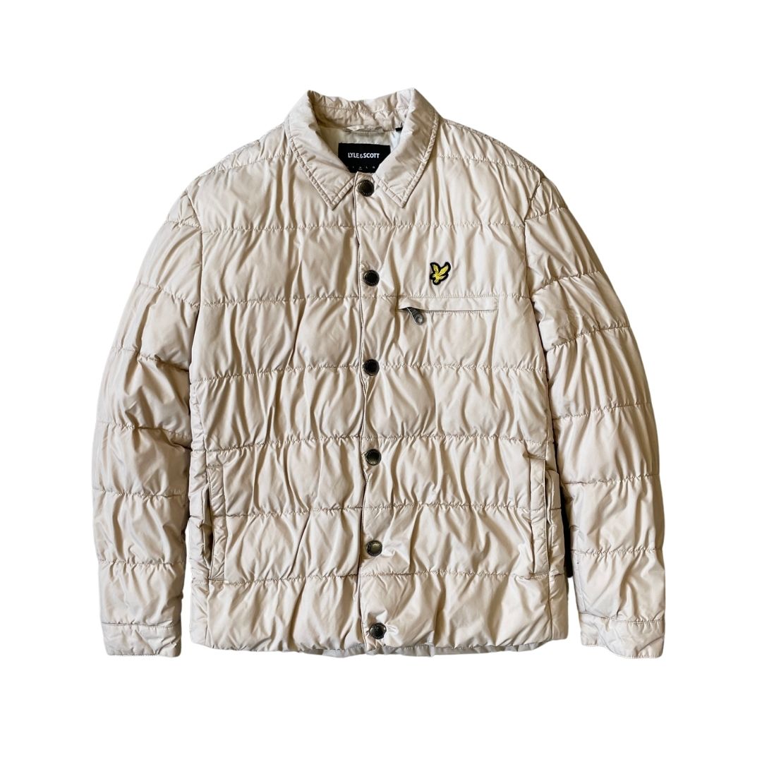 Women's Medium Lyle & Scott Beige Padded Jacket