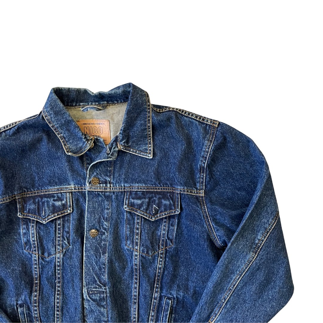 Size Medium Nico Blue Denim Jacket