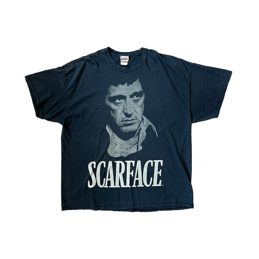 Size 2XL Gildan Scarface Black Graphic T-Shirt