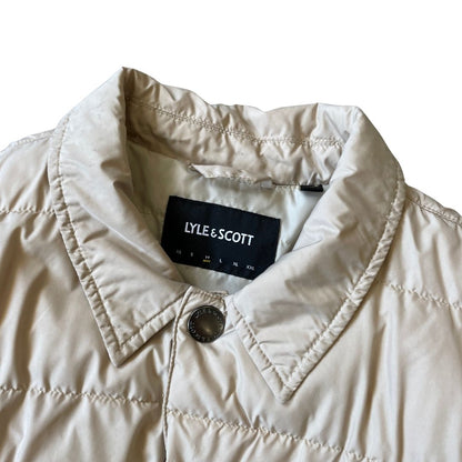 Women's Medium Lyle & Scott Beige Padded Jacket