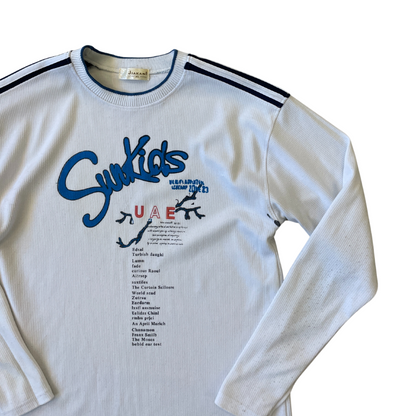 Youths XL 14-15 Years White Y2K Graphic Top