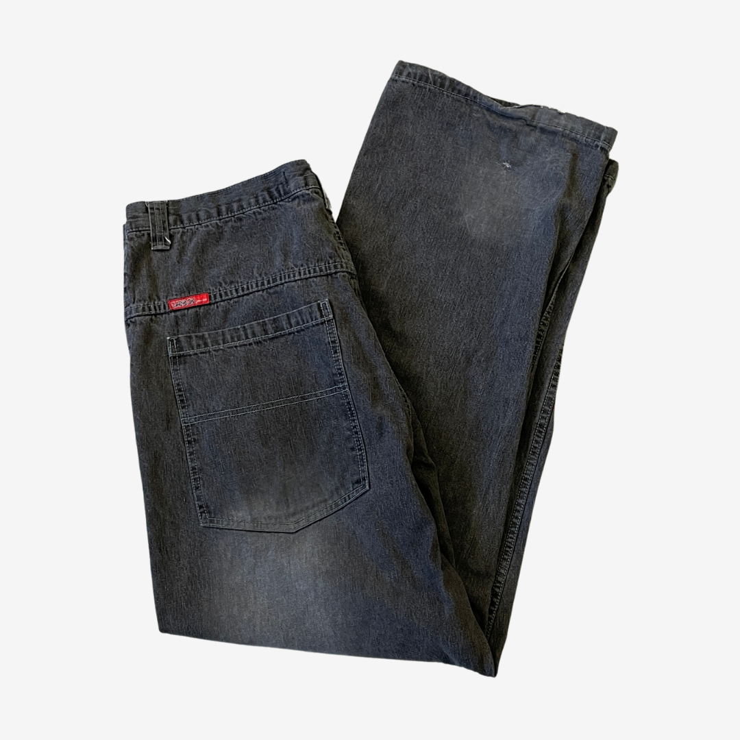 38W 34L Carbon Black Denim Jeans