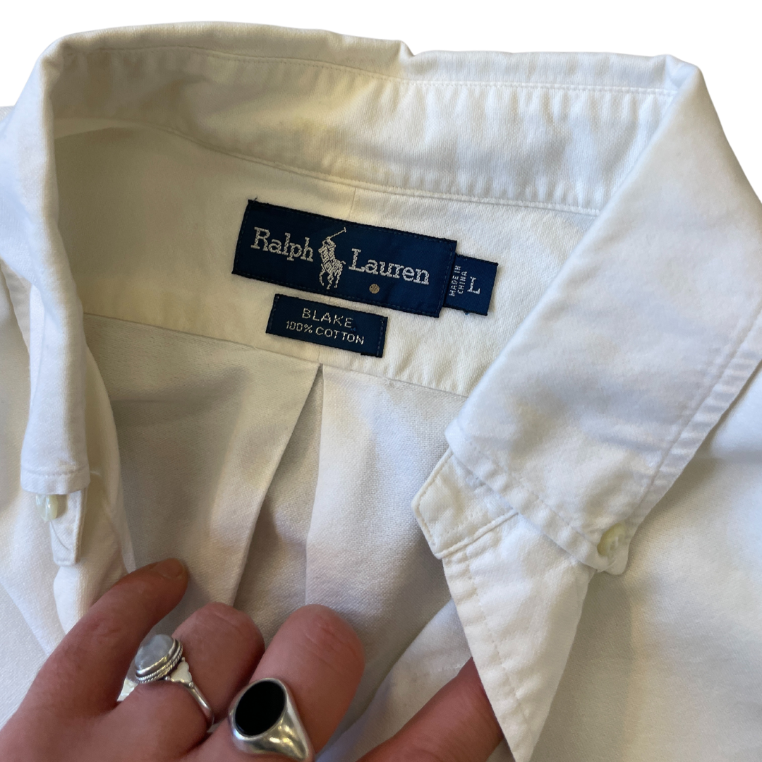 Size Large Ralph Lauren White Shirt