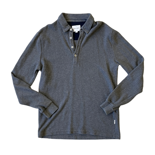 Size Small Peter Werth Collared Grey Sweatshirt