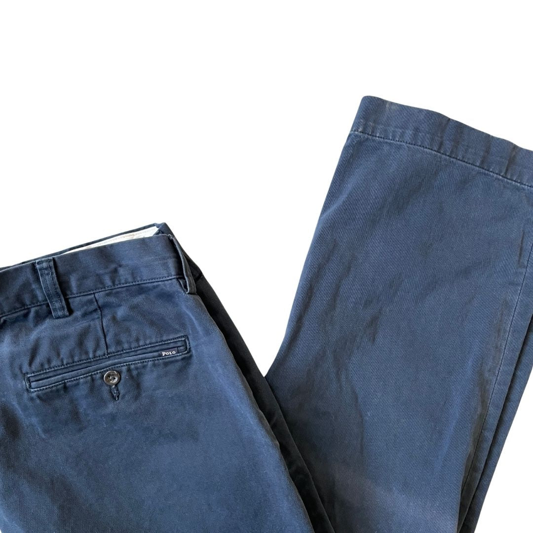 34W 31L Ralph Lauren Navy Trousers