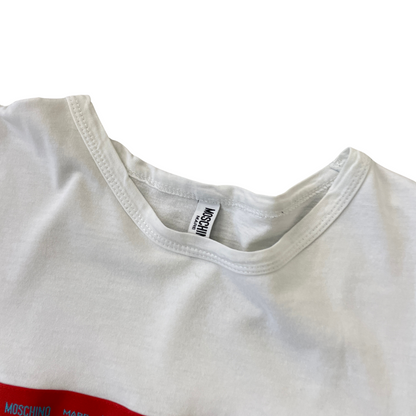 Size Medium Moschino White T-Shirt