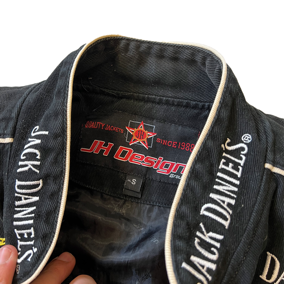 Size Small Jack Daniels Black Denim Jacket