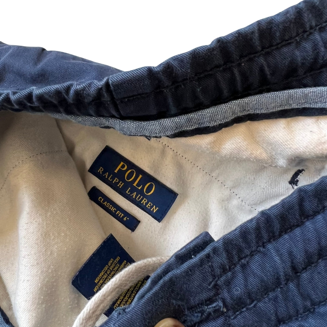 Size Medium Ralph Lauren Navy Shorts (34W 6L)