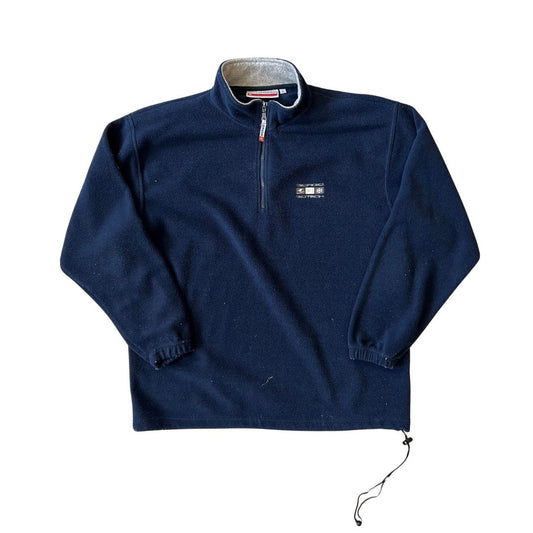 Size Large Giorgio Navy 1/4 Zip Fleece