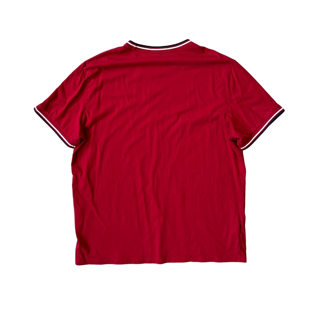 Size XL Fred Perry Red T-Shirt