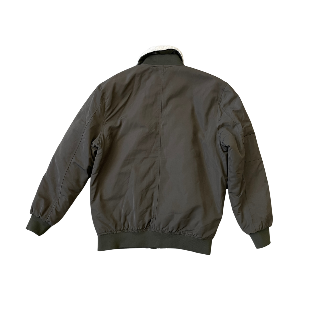Size Medium Le Breve Alpha Style Khaki Jacket
