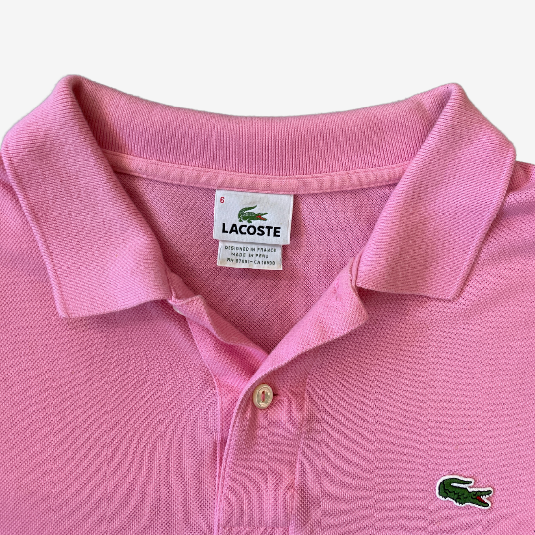 Size XXL Lacoste Pink Polo