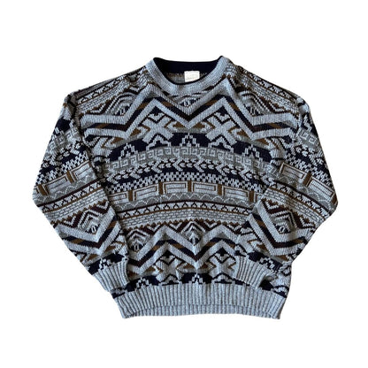 Size XL Menswear Blue Knit Jumper